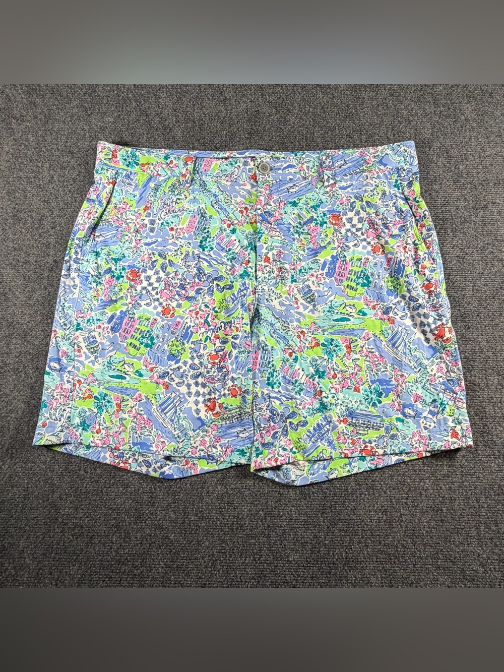 Lilly Pulitzer x Southern Tide Shorts Men's 40 Brr 8" Lilly Loves SC Like New